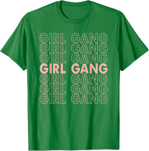 Girl Gang - Girl Gang Pastel T-Shirt - T-Shirt | Irish Green