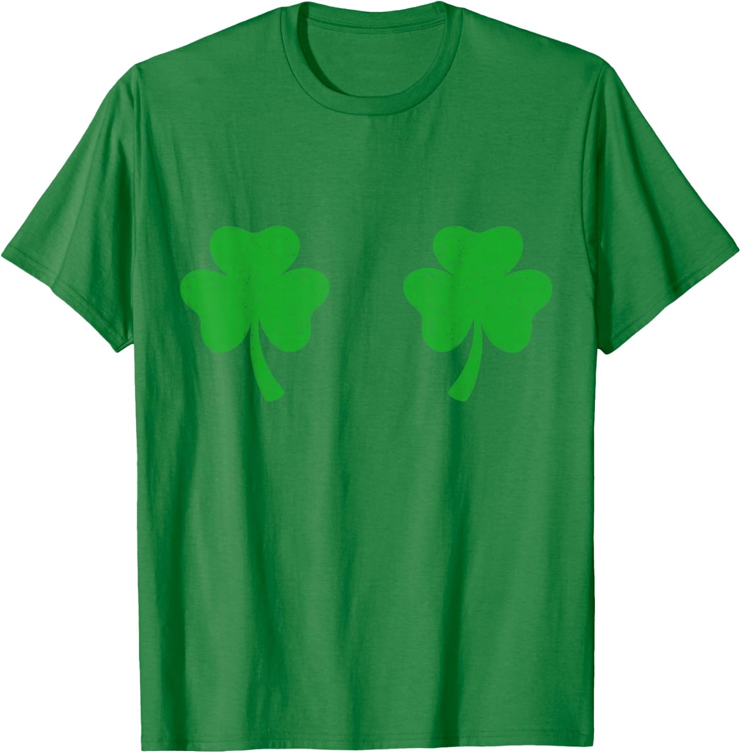 Shamrock Boobs Shirt Irish Boobies St Patricks Day T-Shirt - T-Shirt | Irish Green