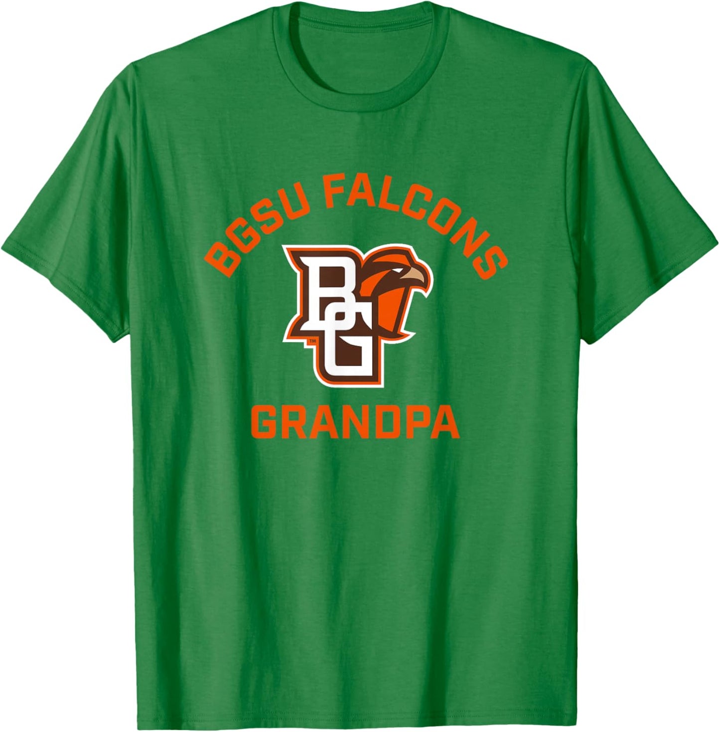 Bowling Green BGSU Falcons Arched Grandpa T-Shirt - T-Shirt | Irish Green