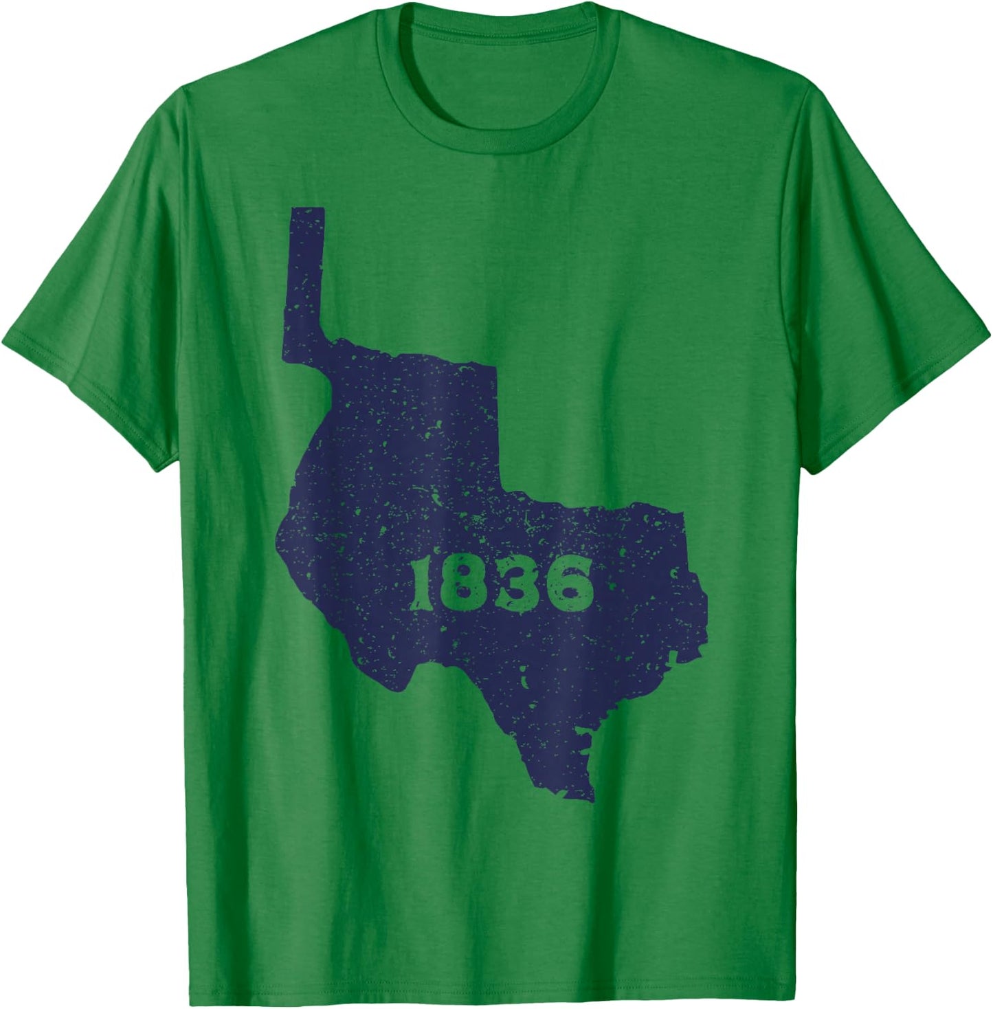Republic of Texas 1836 History Vintage T-Shirt - T-Shirt | Irish Green