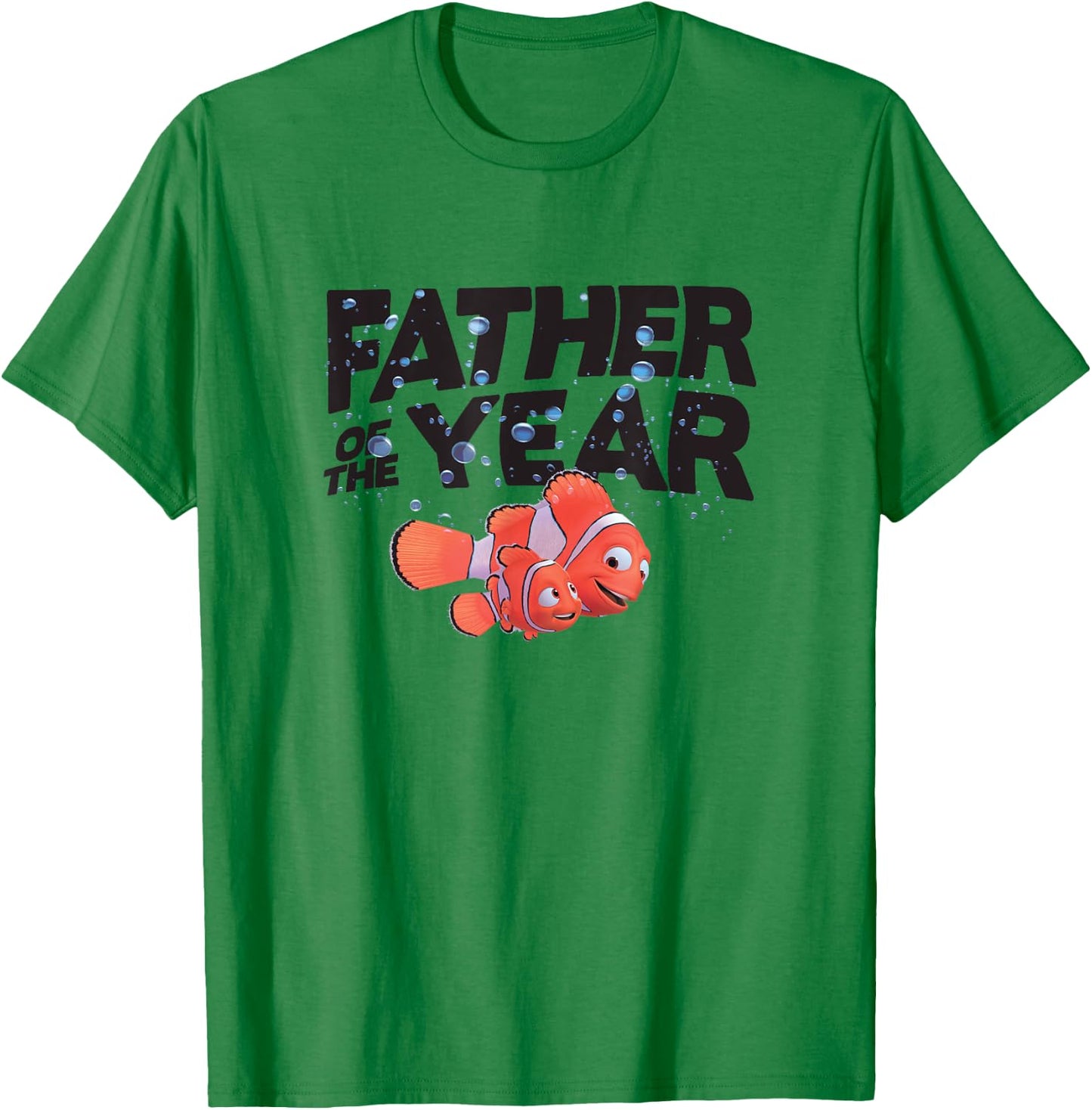 Disney Pixar Finding Nemo Father's Day Father Of The Year T-Shirt - T-Shirt | Irish Green
