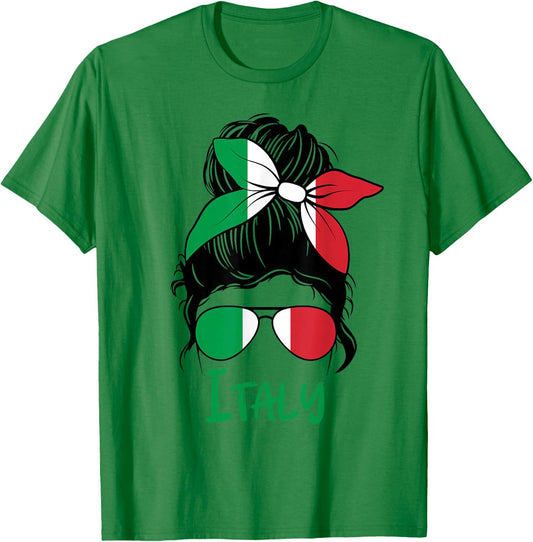 Italia graphic design for girls kid Italian toodler T-Shirt - T-Shirt | Irish Green