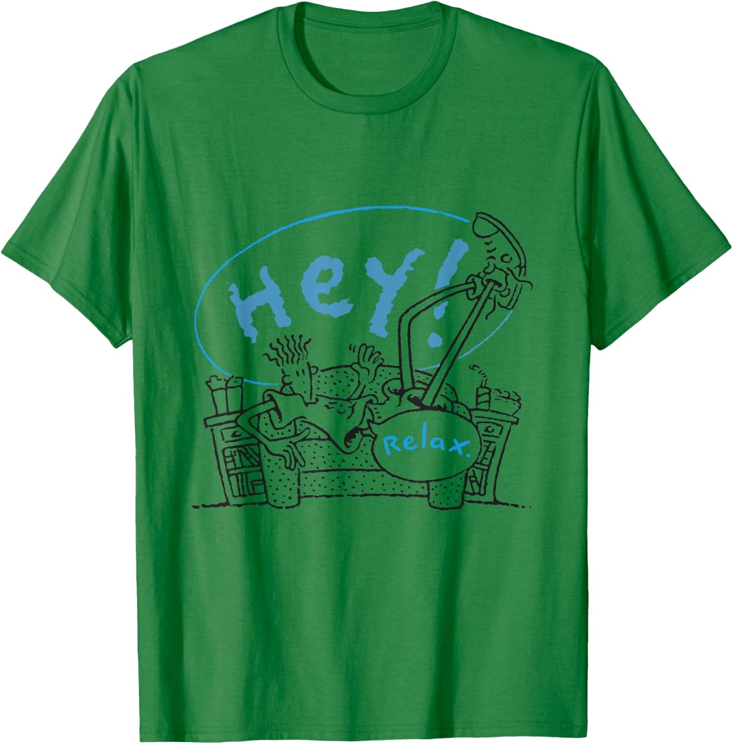 Fido Dido Hey Relax T-Shirt - T-Shirt | Irish Green