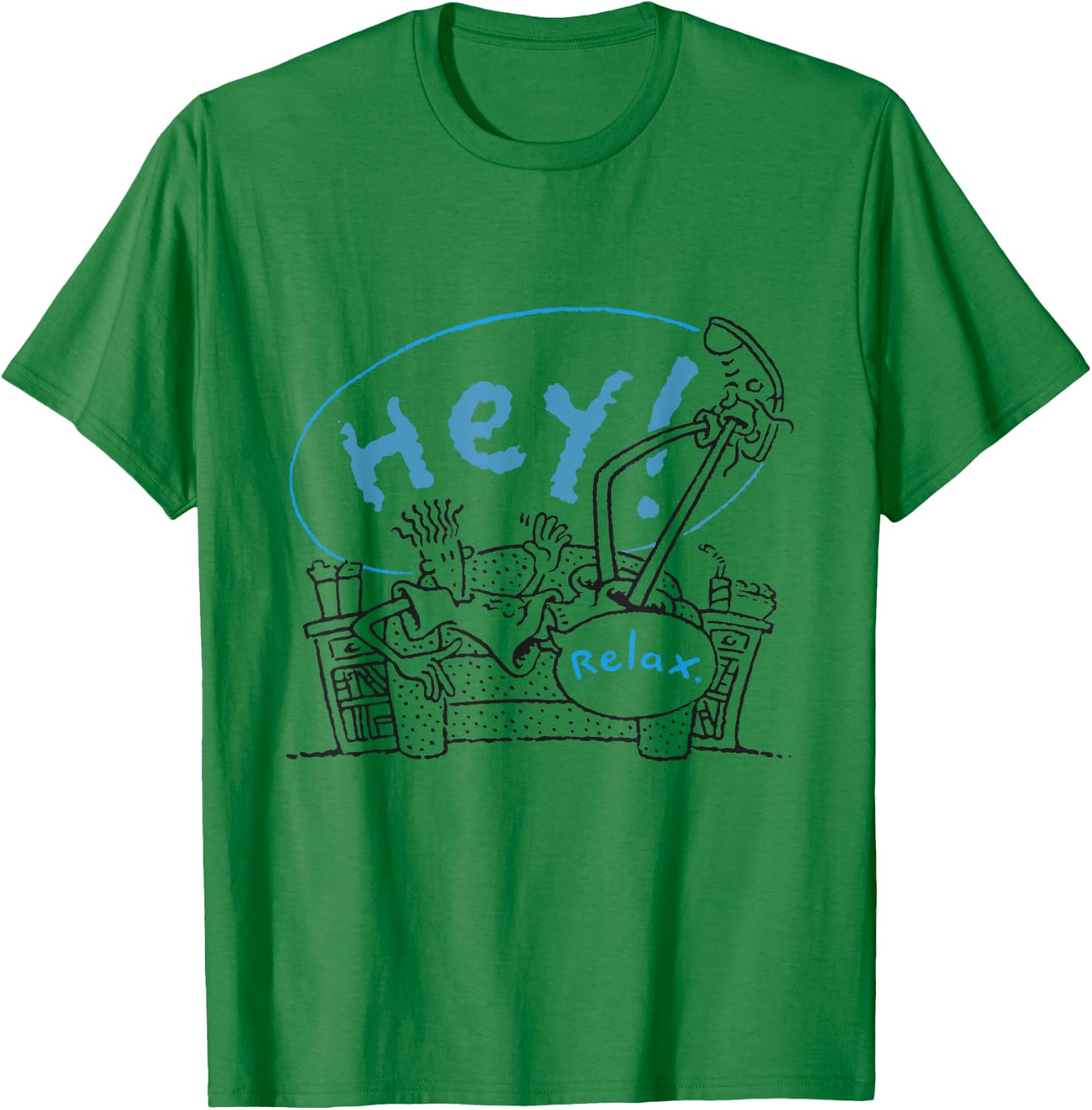 Fido Dido Hey Relax T-Shirt - T-Shirt | Irish Green