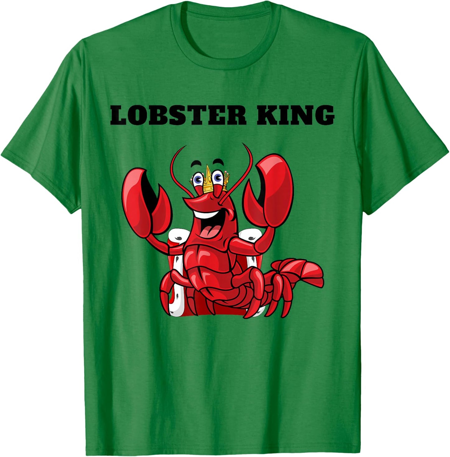 Lobster King | Boys Lobster Lover Stuff | Lobster T-Shirt - T-Shirt | Irish Green