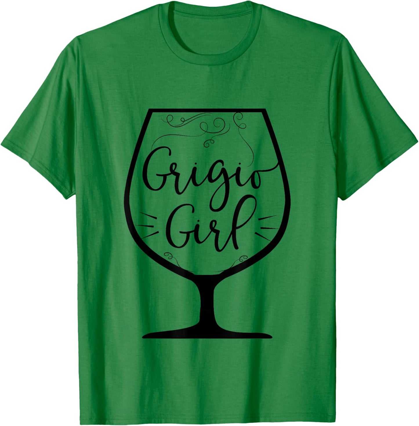 Pinot Grigio Girl Funny White Wine Drinker T-Shirt - T-Shirt | Irish Green