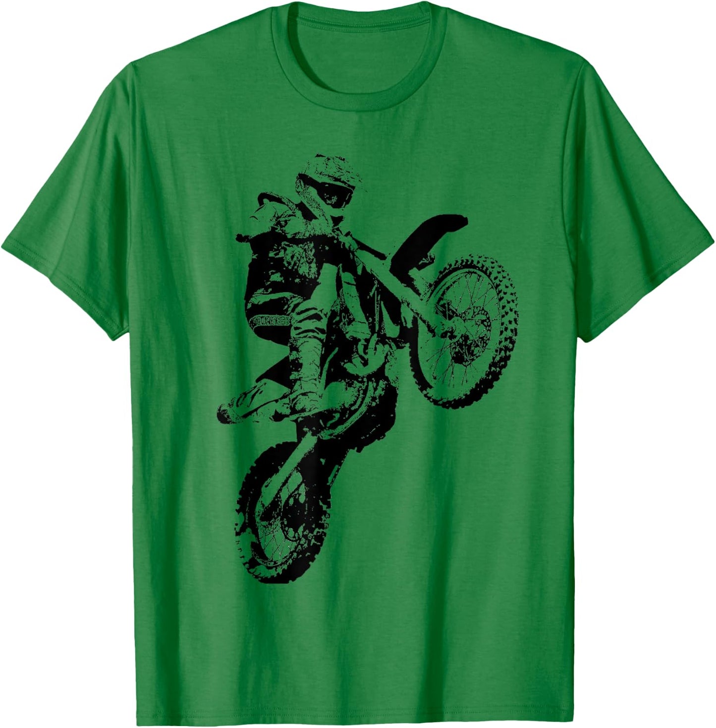 I love motocross dirt bike T-Shirt - T-Shirt | Irish Green