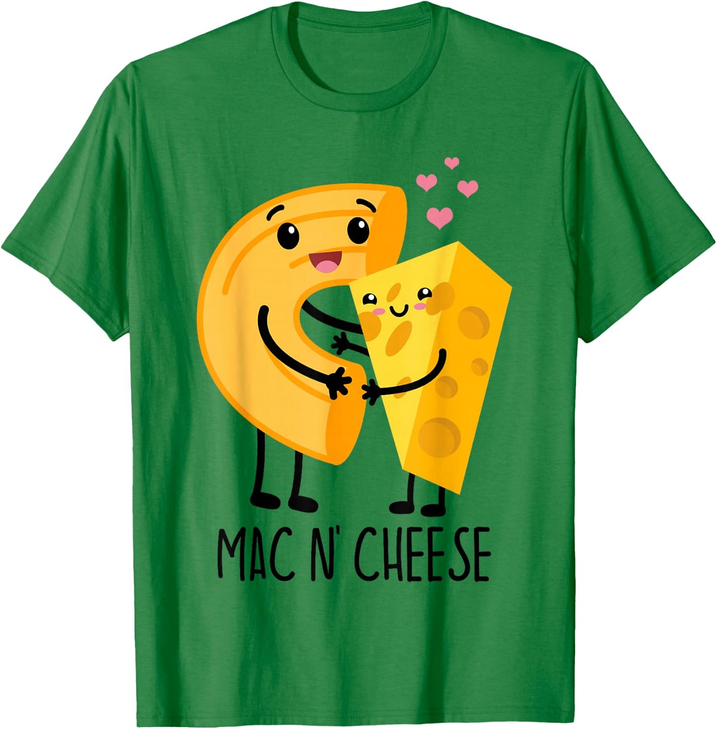 Funny Mac N Cheese Love Food Gift T-Shirt - T-Shirt | Irish Green