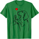 Beagle Love Dog Mom Girls T-Shirt - T-Shirt | Irish Green