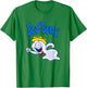 Boo Berry Iconic Funny Ghost Vintage Chest Portrait T-Shirt - T-Shirt | Irish Green