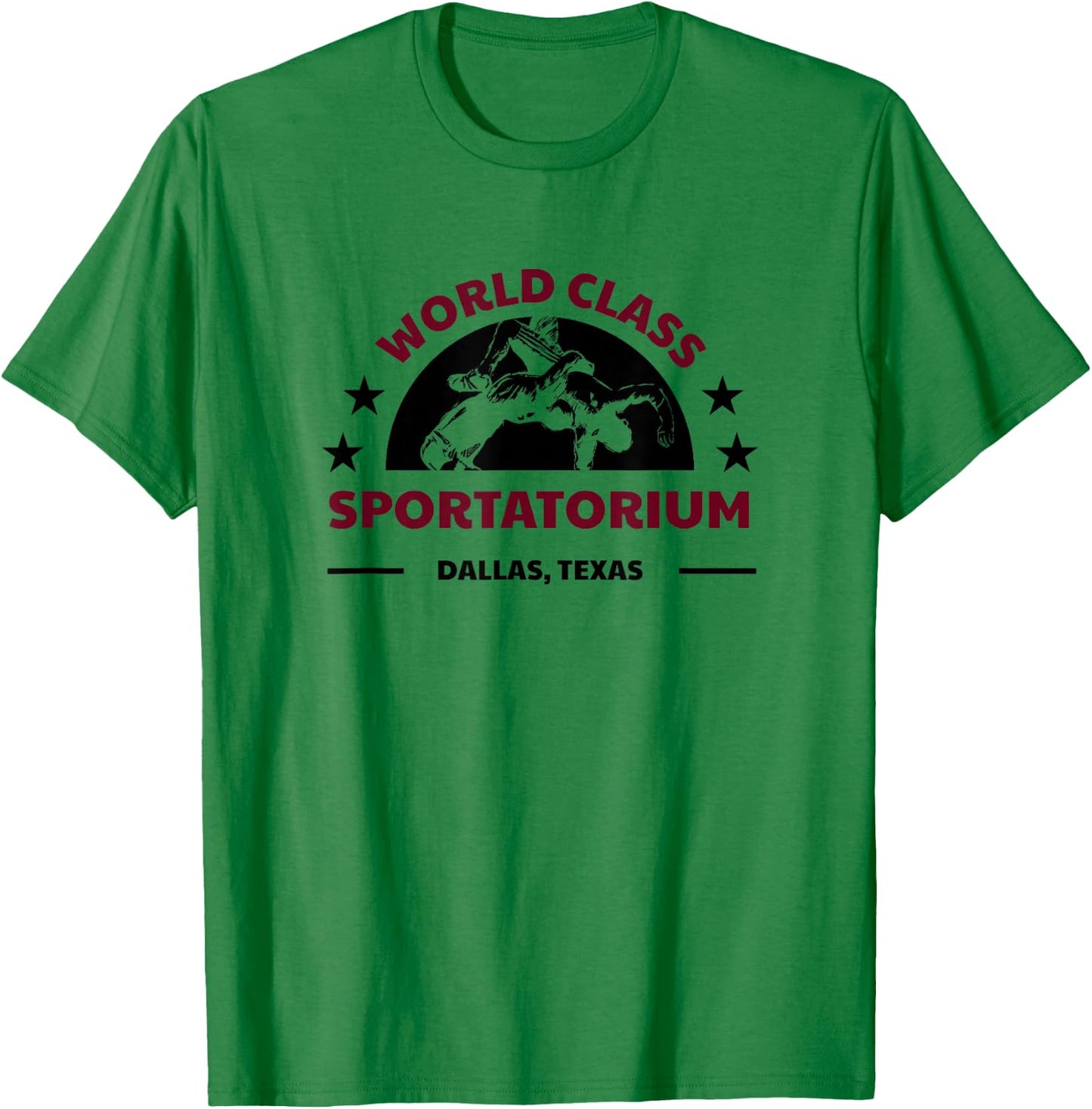 Dallas TX Texas Wrestling World Class Sportatorium T-Shirt - T-Shirt | Irish Green