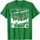Lake George Souvenir Fishing Vintage Map Gifts New York NY T-Shirt - T-Shirt | Irish Green