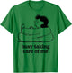 Peanuts - Lucy Van Pelt Busy Taking Care of Me T-Shirt - T-Shirt | Irish Green