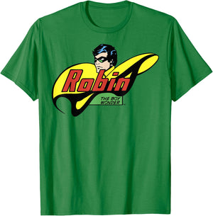 DC Comics Robin The Boy Wonder Comic T-Shirt - T-Shirt | Irish Green