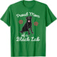 Proud Mom of a Black Lab Dog Labrador Retriever Pet Owner T-Shirt - T-Shirt | Irish Green