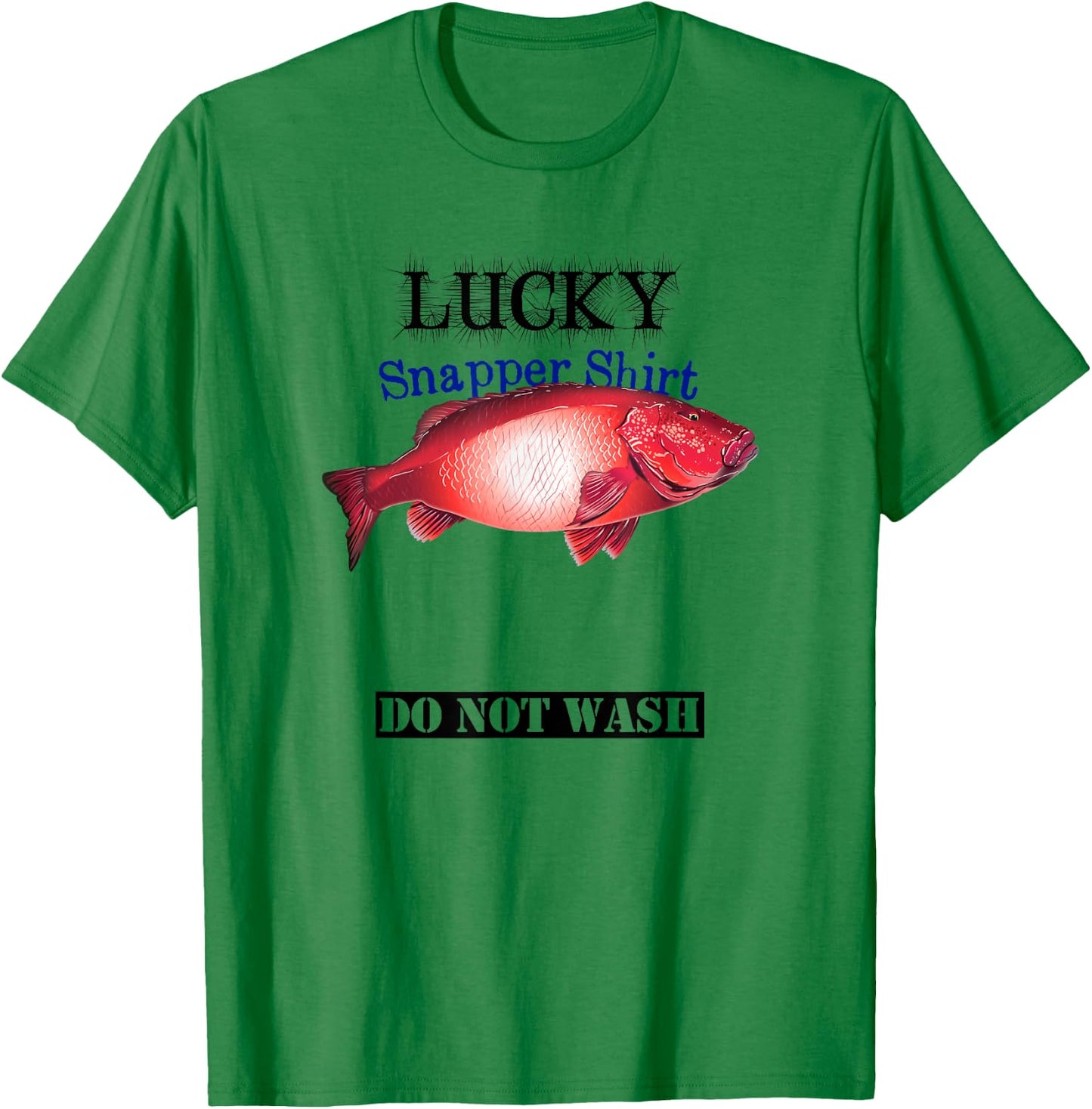 Fishermans Lucky Snapper Light Colored T-Shirt - T-Shirt | Irish Green