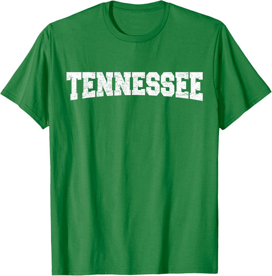 Classic Tennessee TN State Varsity Style Orange T-Shirt - T-Shirt | Irish Green