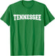 Classic Tennessee TN State Varsity Style Orange T-Shirt - T-Shirt | Irish Green