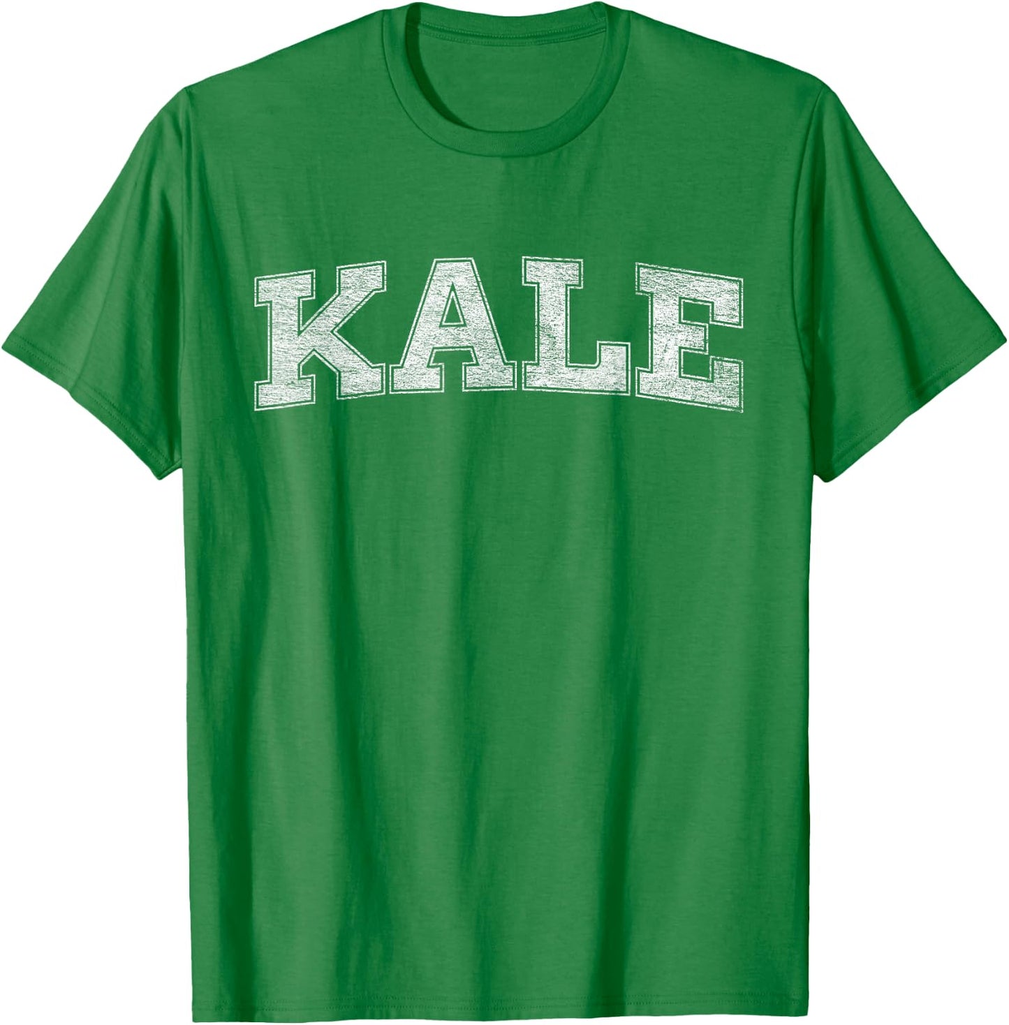 Kale University Leafy Greens Organic Gardener Go Vegan T-Shirt - T-Shirt | Irish Green