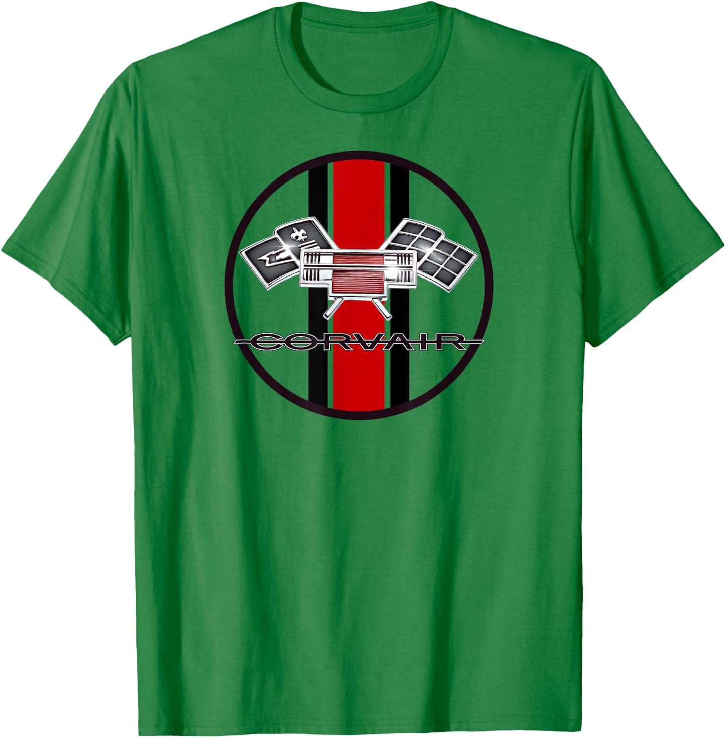 Corvair High Performance Flags 1961, 1962, 1963, 1964 T-Shirt - T-Shirt | Irish Green