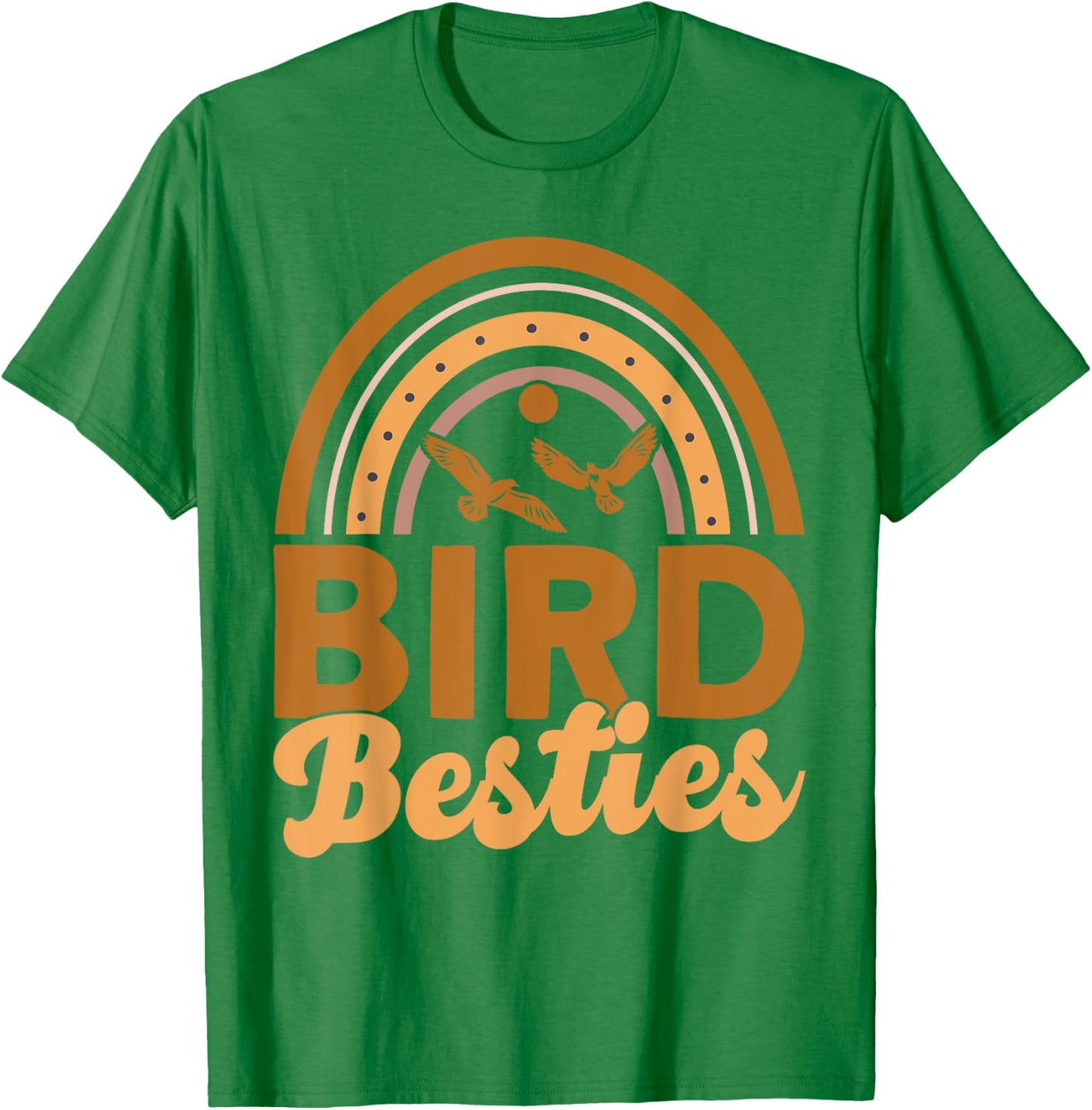 Bird Besties BFF Best Friends Bestie T-Shirt - T-Shirt | Irish Green