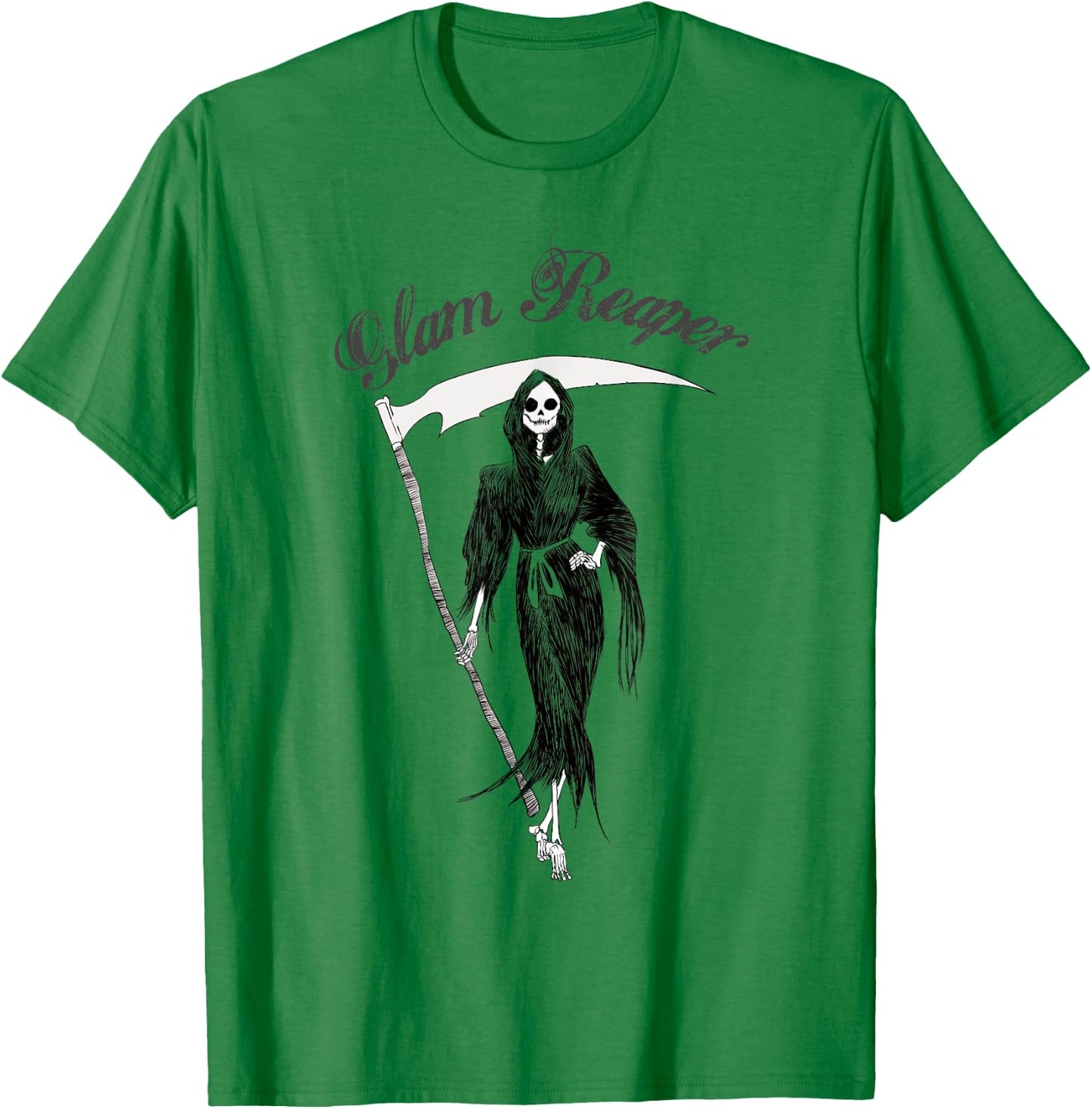 Cute The Glam reaper easy Halloween Women's Costume T-Shirt - T-Shirt | Irish Green