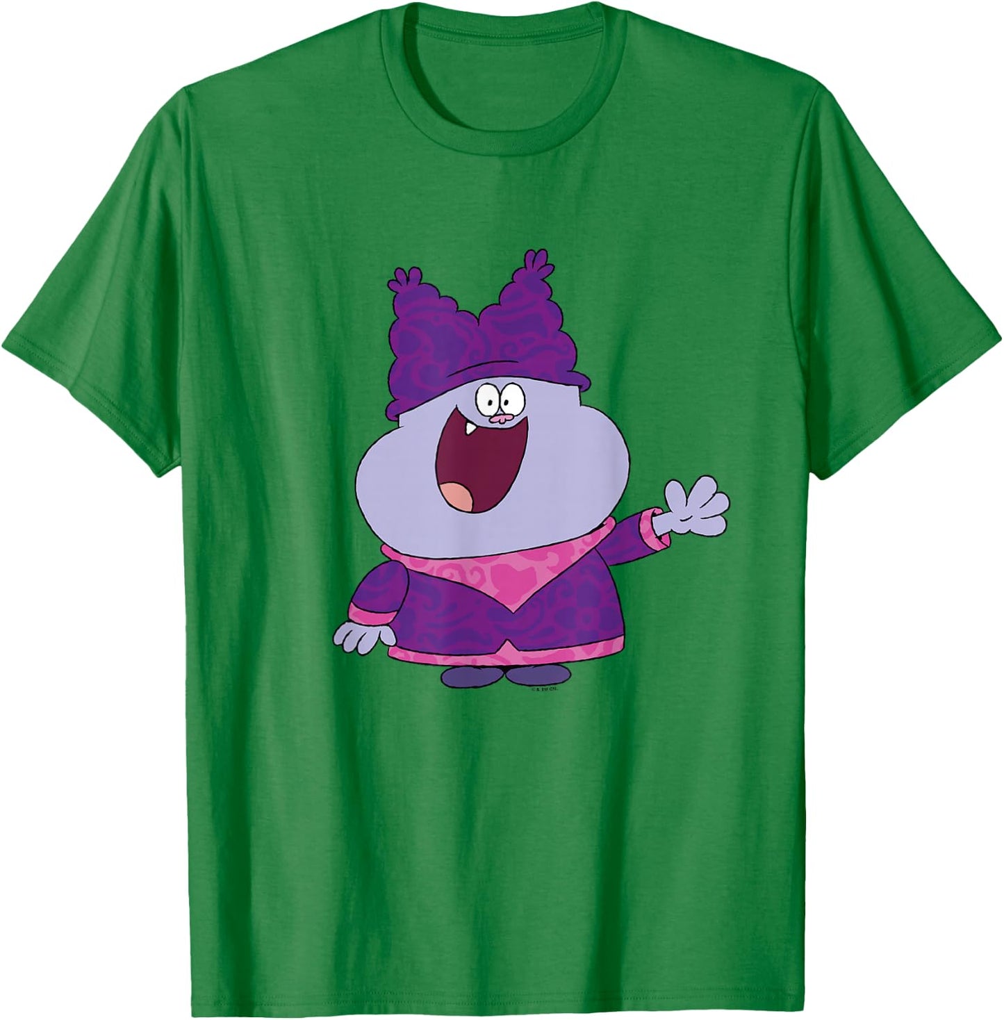 Chowder Happy Pose Full Body Shot T-Shirt - T-Shirt | Irish Green