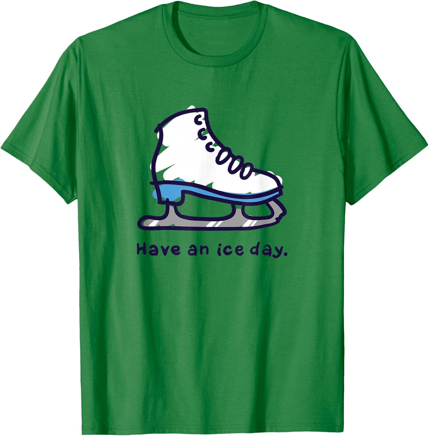 Figure Skating Gifts for Girls Women Men Ice Skater T-Shirt - T-Shirt | Irish Green