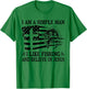 I An A Simple Man I Like Fishing And Believe In Jesus Christ T-Shirt - T-Shirt | Irish Green