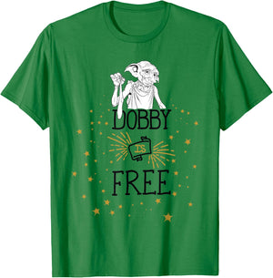 Harry Potter Dobby is Free T-Shirt - T-Shirt | Irish Green