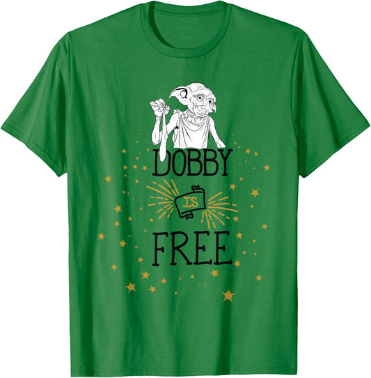 Harry Potter Dobby is Free T-Shirt - T-Shirt | Irish Green