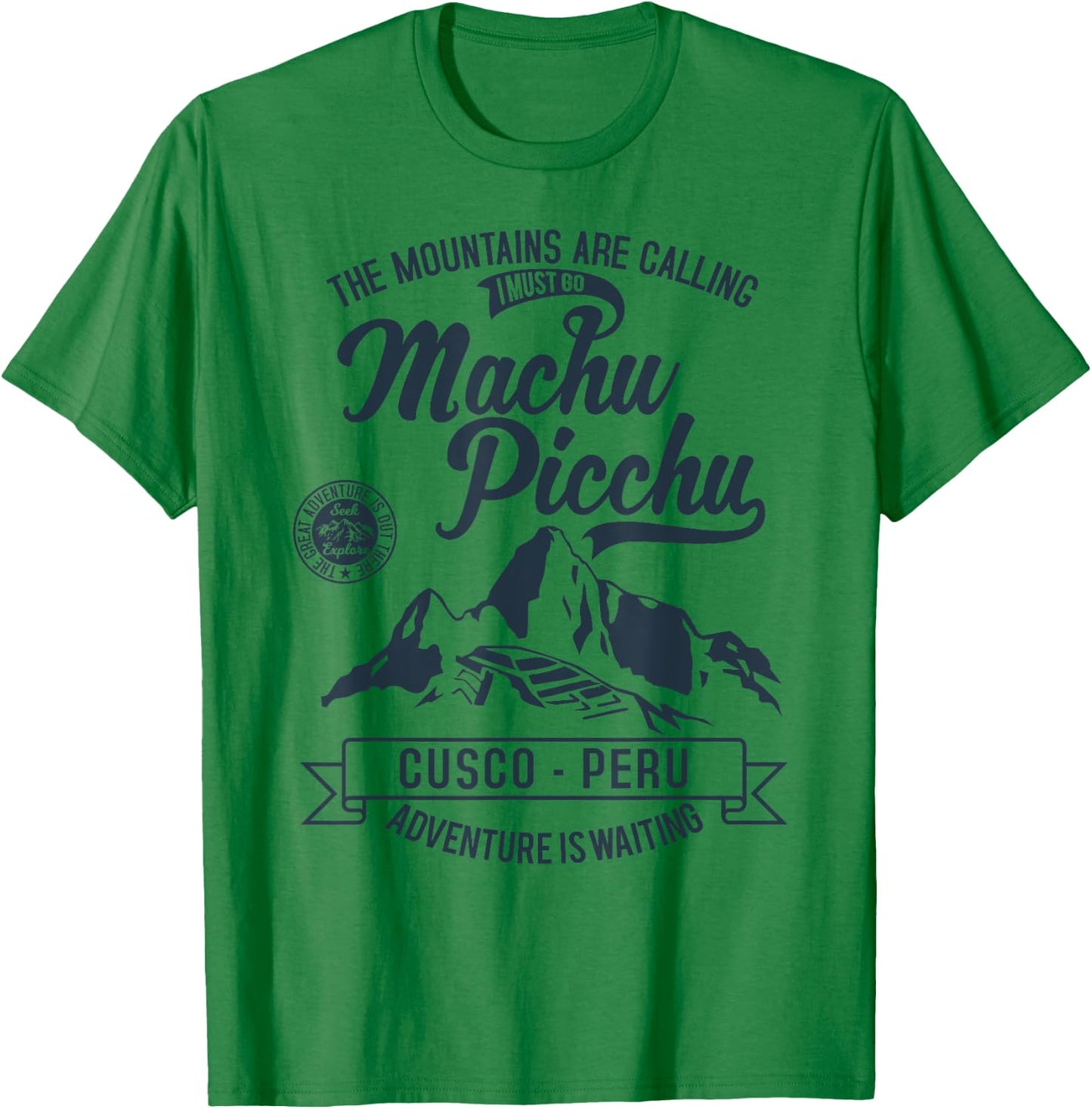 Peru Cusco Machu Picchu - Llama Jersey Souvenir T-Shirt - T-Shirt | Irish Green