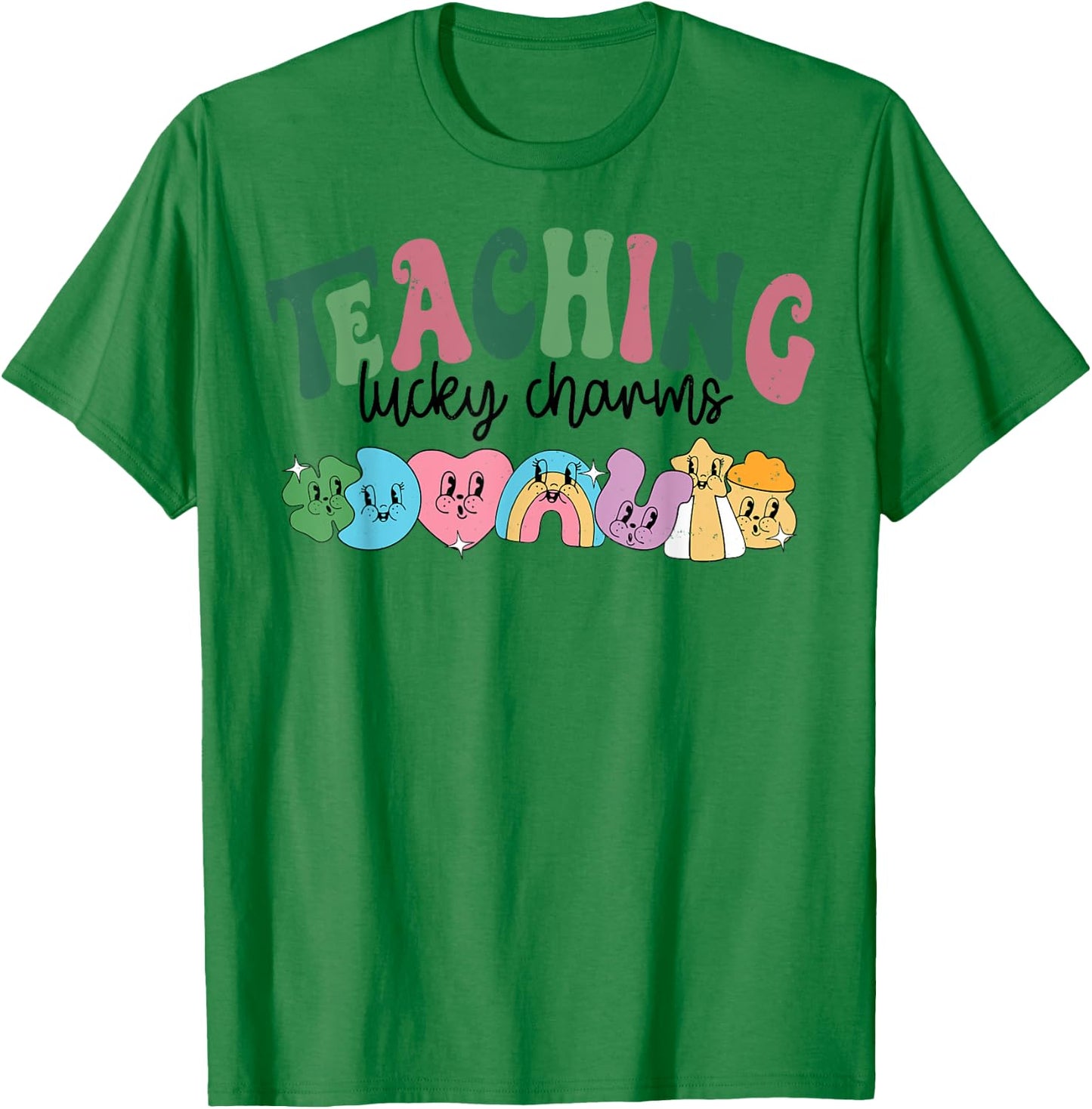 Teaching Lucky Charms St.Patrick's Day T-Shirt - T-Shirt | Irish Green