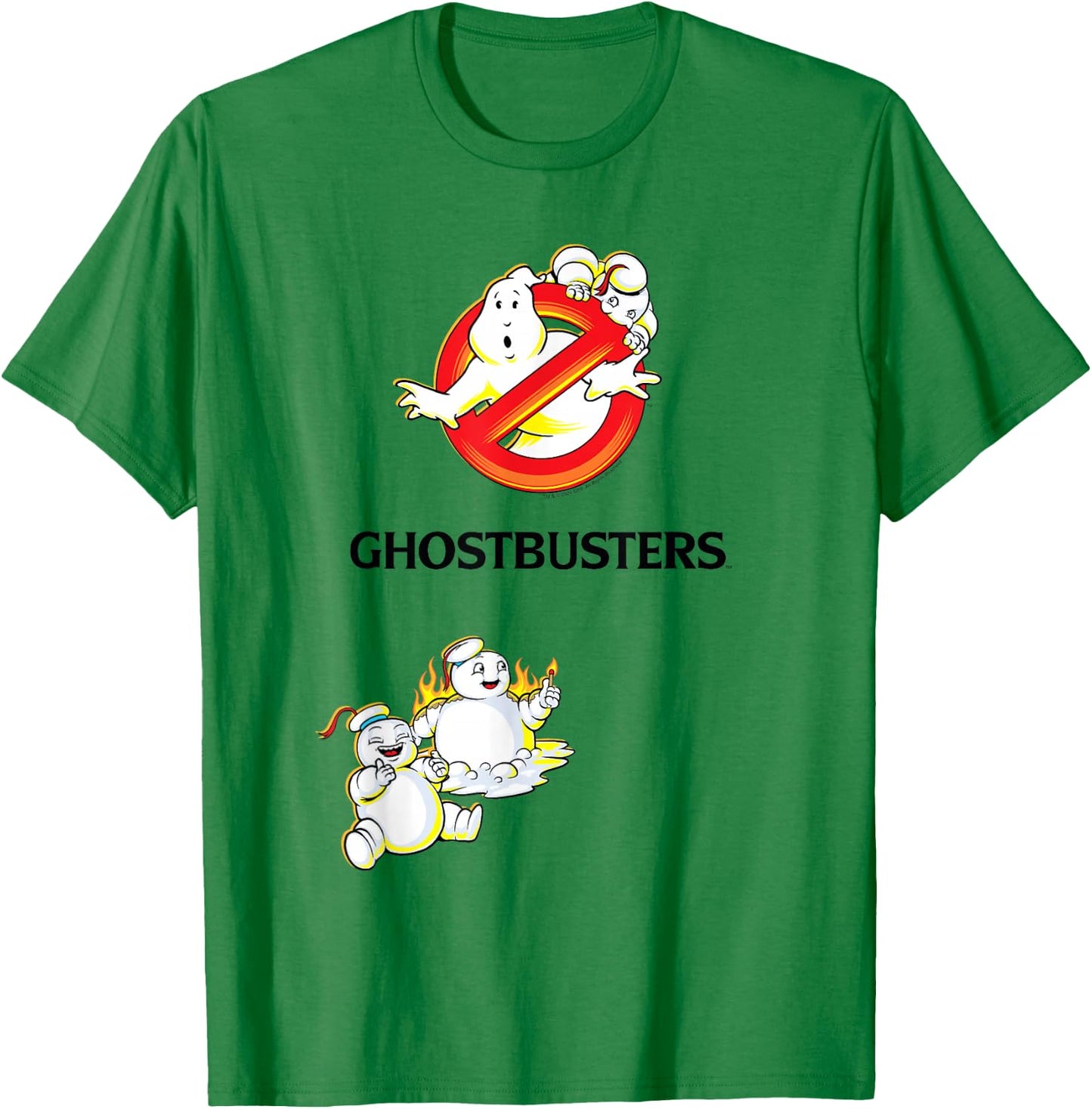 Ghostbusters: Frozen Empire No Ghost Stay Puft Takeover T-Shirt - T-Shirt | Irish Green
