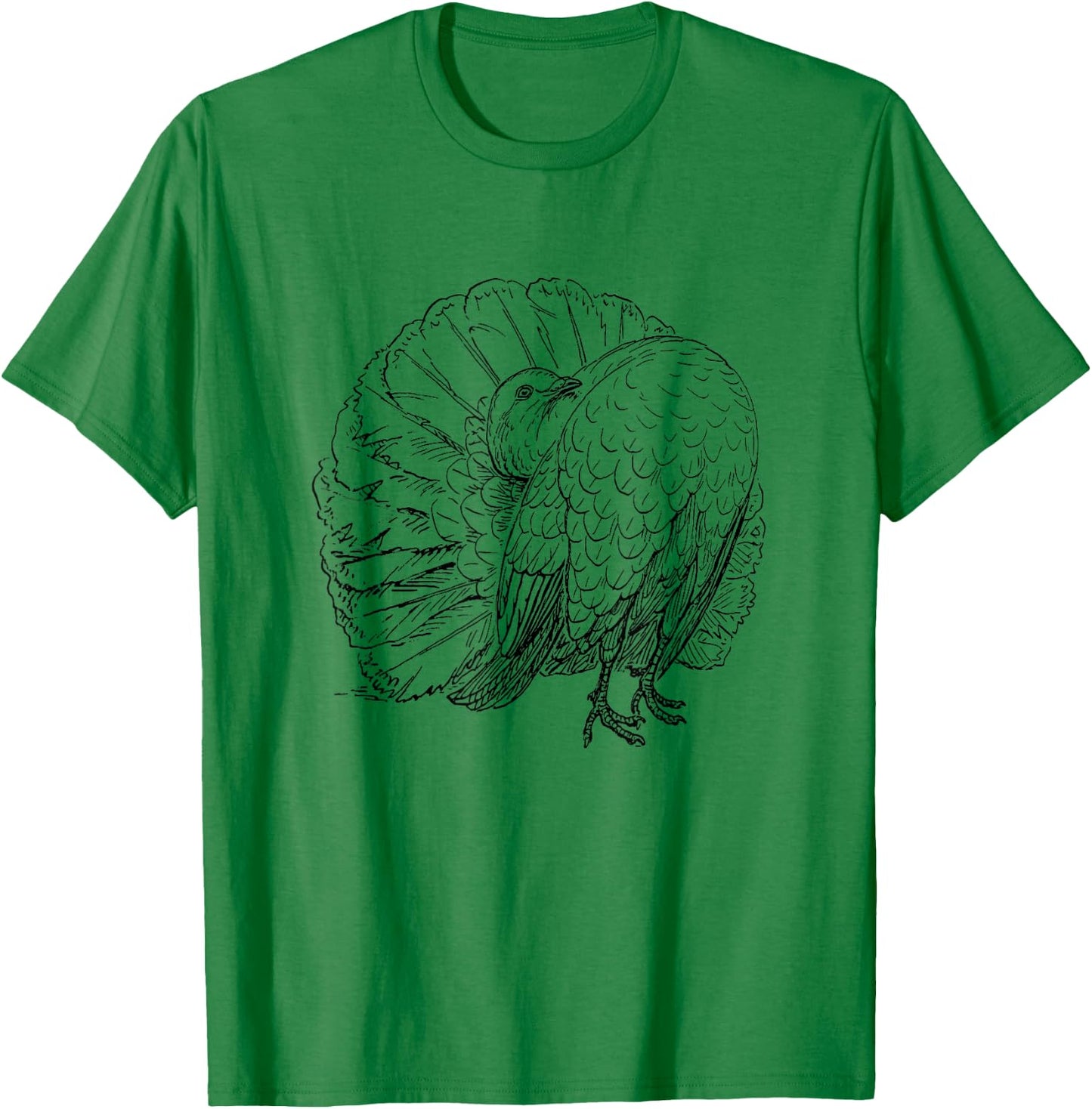 Fantail Pigeon Bird Ornithologist T-Shirt - T-Shirt | Irish Green