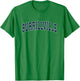 Burrillville Rhode Island RI Vintage Sports Design Navy Desi T-Shirt - T-Shirt | Irish Green