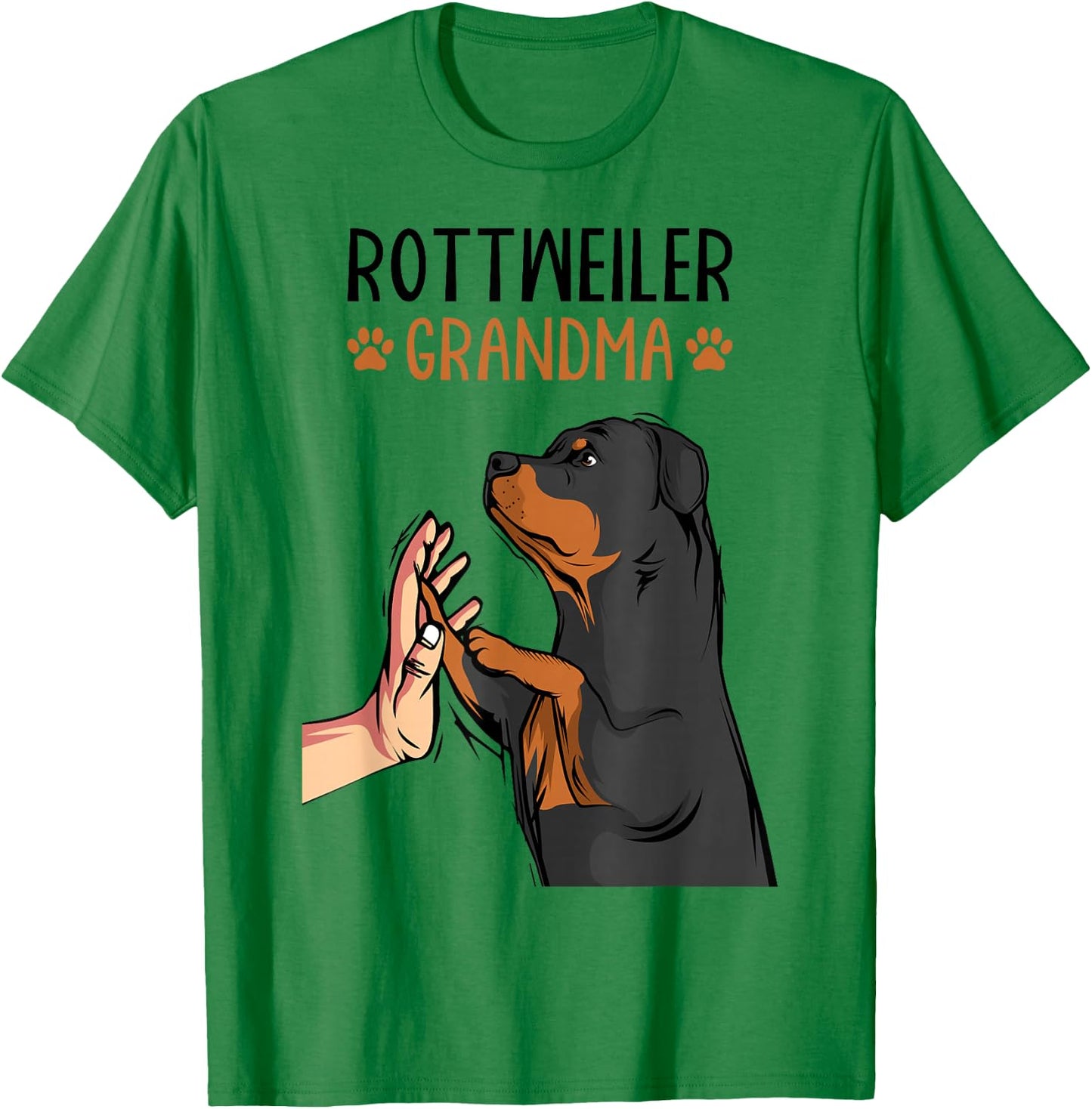 Rottweiler Grandma Rottie Dog Mom Funny Mother´s Day T-Shirt - T-Shirt | Irish Green