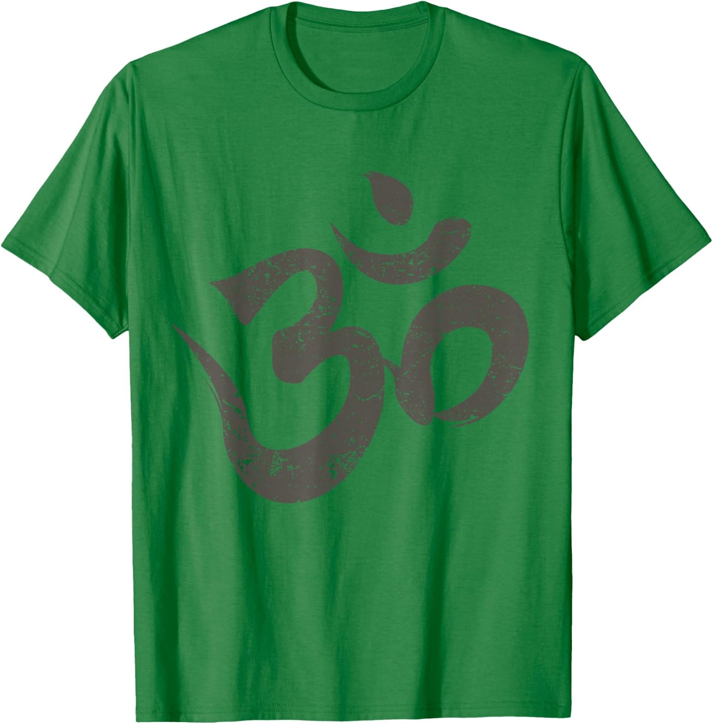 Vintage Om Meditation Spiritual Indian Yoga Symbol Om T-Shirt - T-Shirt | Irish Green