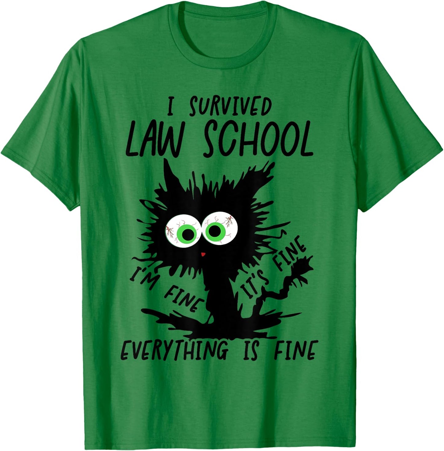 I Survived Law School Graduation 2025 2026 T-Shirt - T-Shirt | Irish Green