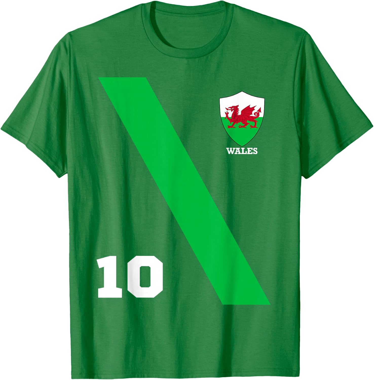 Wales Soccer Football 2020 European Tournament Fan T-Shirt - T-Shirt | Irish Green