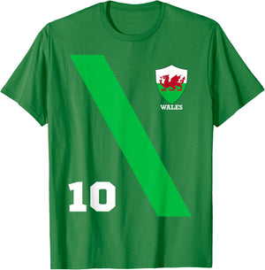 Wales Soccer Football 2020 European Tournament Fan T-Shirt - T-Shirt | Irish Green