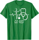 2026 February Heart Health Month American Heart Health T-Shirt - T-Shirt | Irish Green