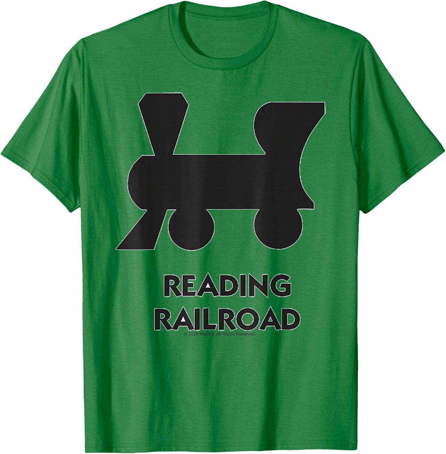 Monopoly Reading Railroad T-Shirt - T-Shirt | Irish Green