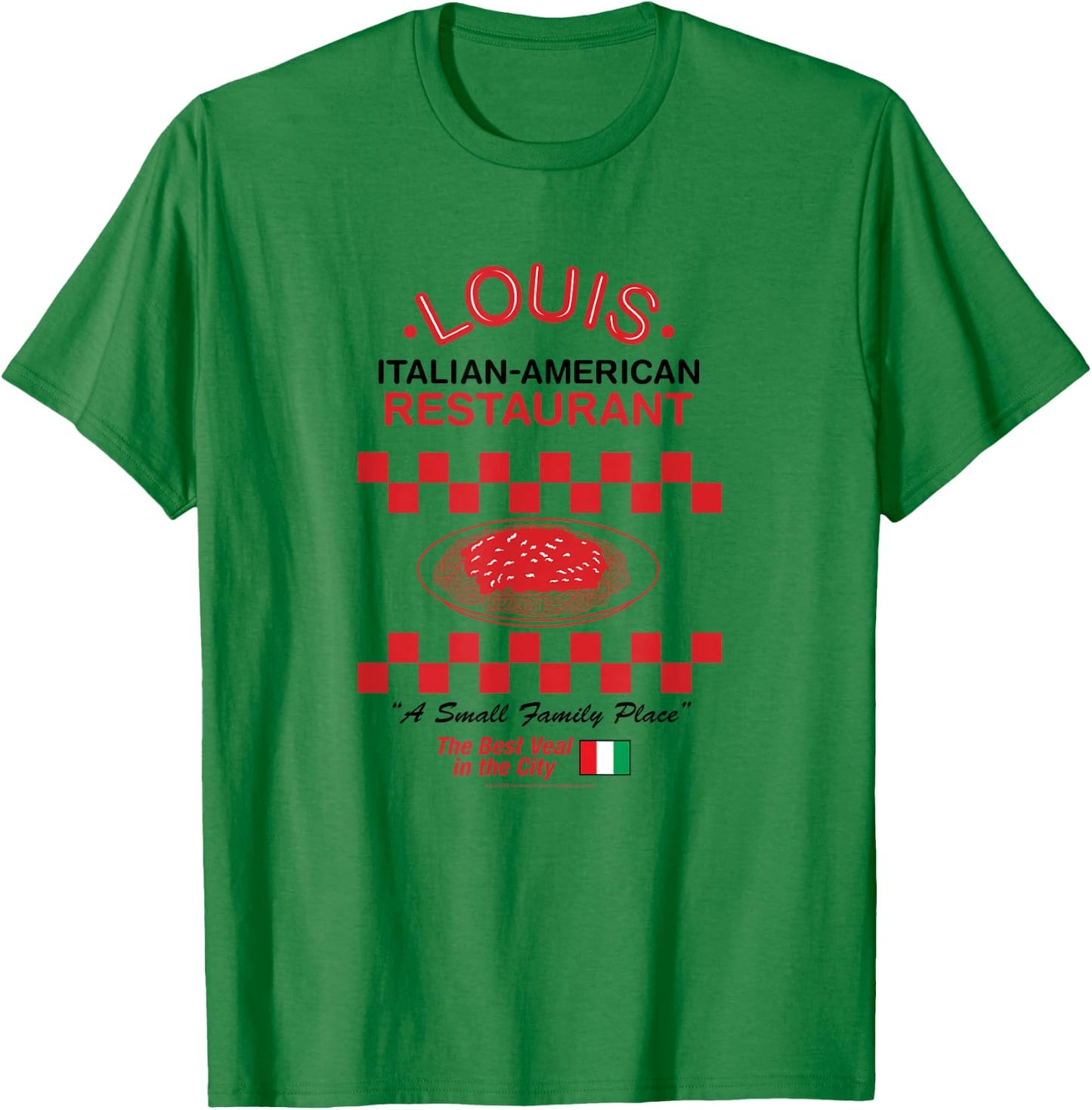 The Godfather Louis Italian-American Restaurant Small T-Shirt - T-Shirt | Irish Green