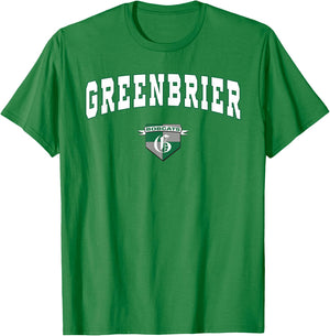 Greenbrier High School Bobcats T-Shirt - T-Shirt | Irish Green