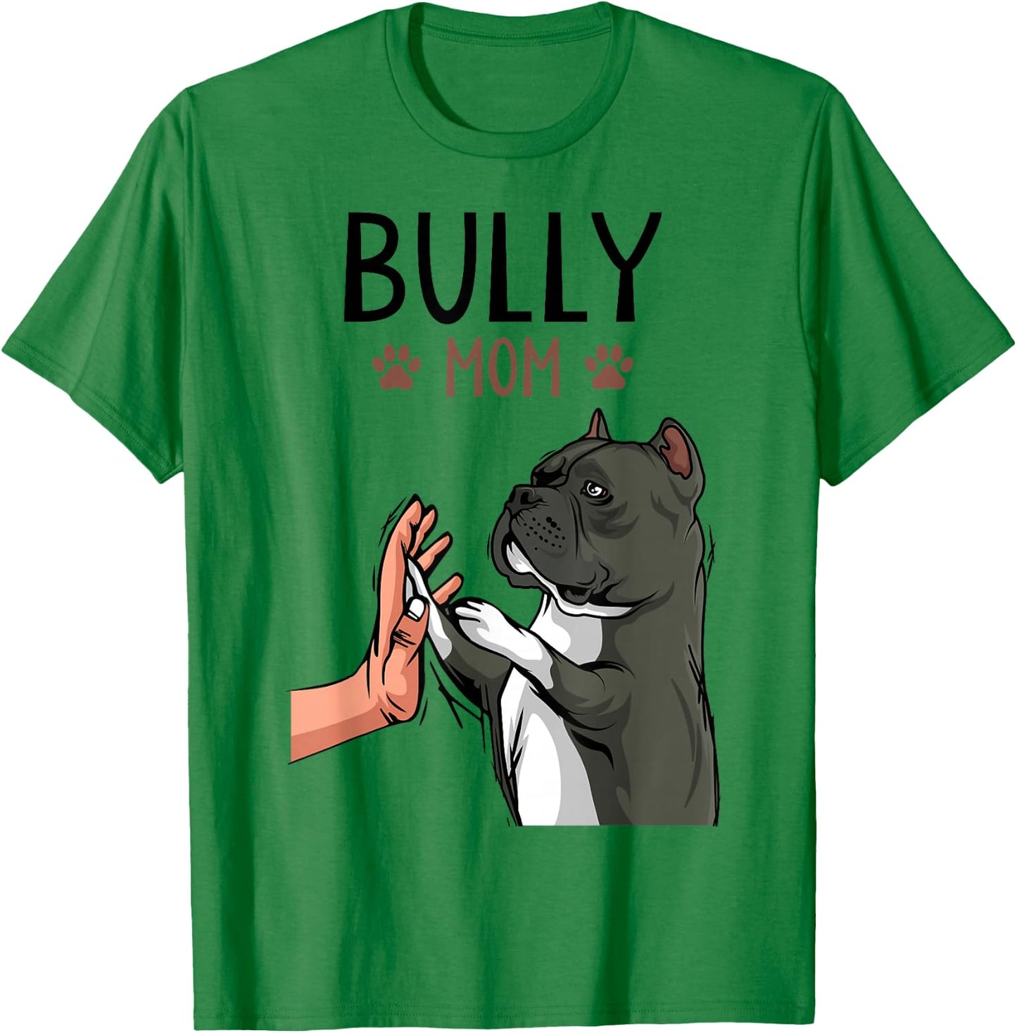 American Bully Mom Dogs T-Shirt - T-Shirt | Irish Green