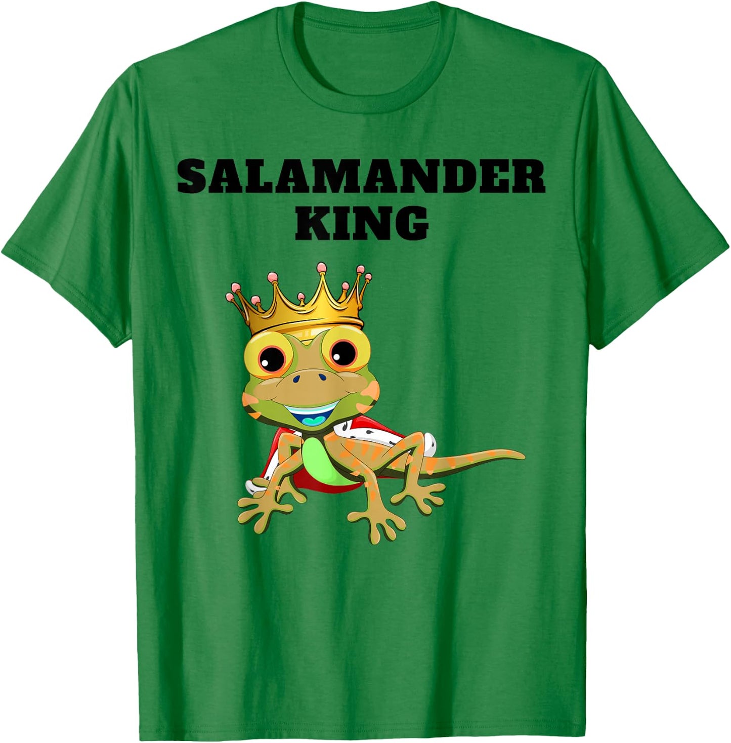 Salamander King Boys Salamander Lover Design Salamander T-Shirt - T-Shirt | Irish Green