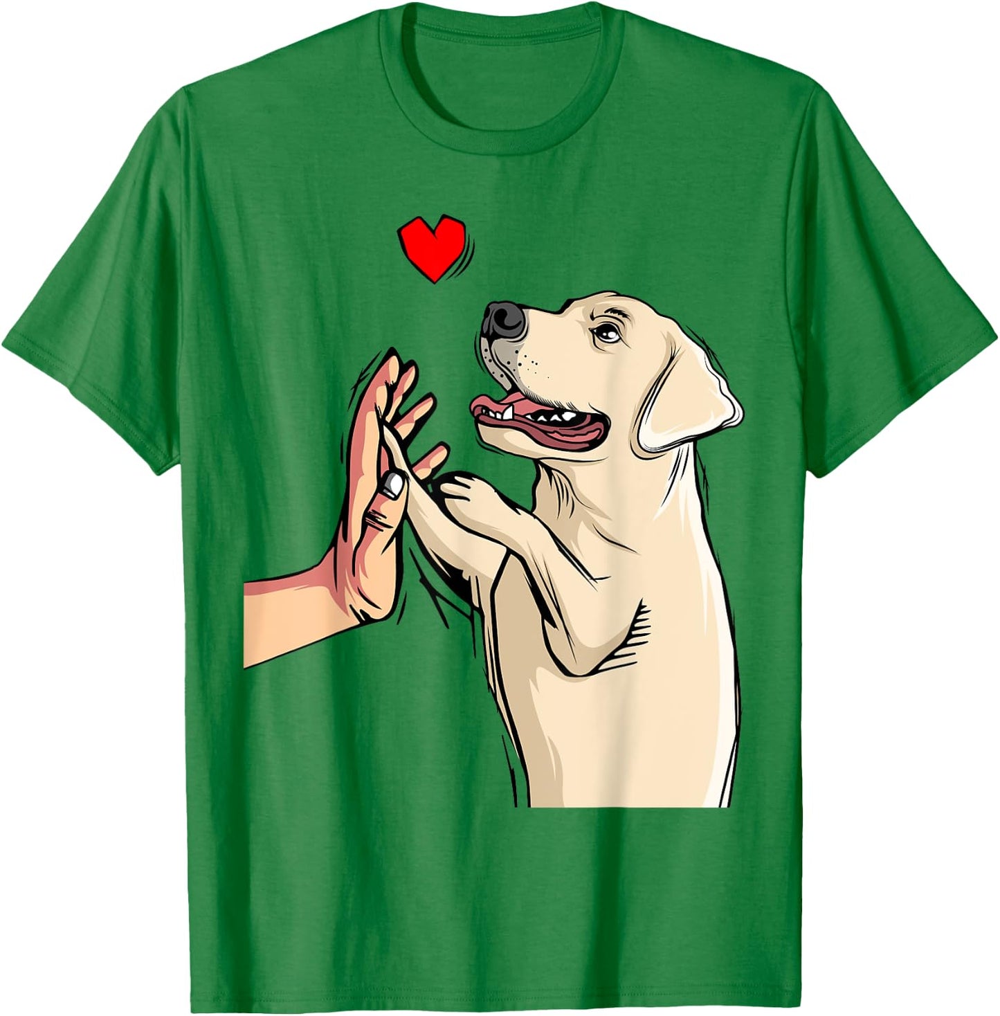 Labrador Retriever Love Golden Black Lab Mom Dad T-Shirt - T-Shirt | Irish Green