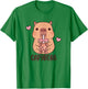 Funny Capybara, Capyboba Boba Milk Tea, Lovely Animal T-Shirt - T-Shirt | Irish Green