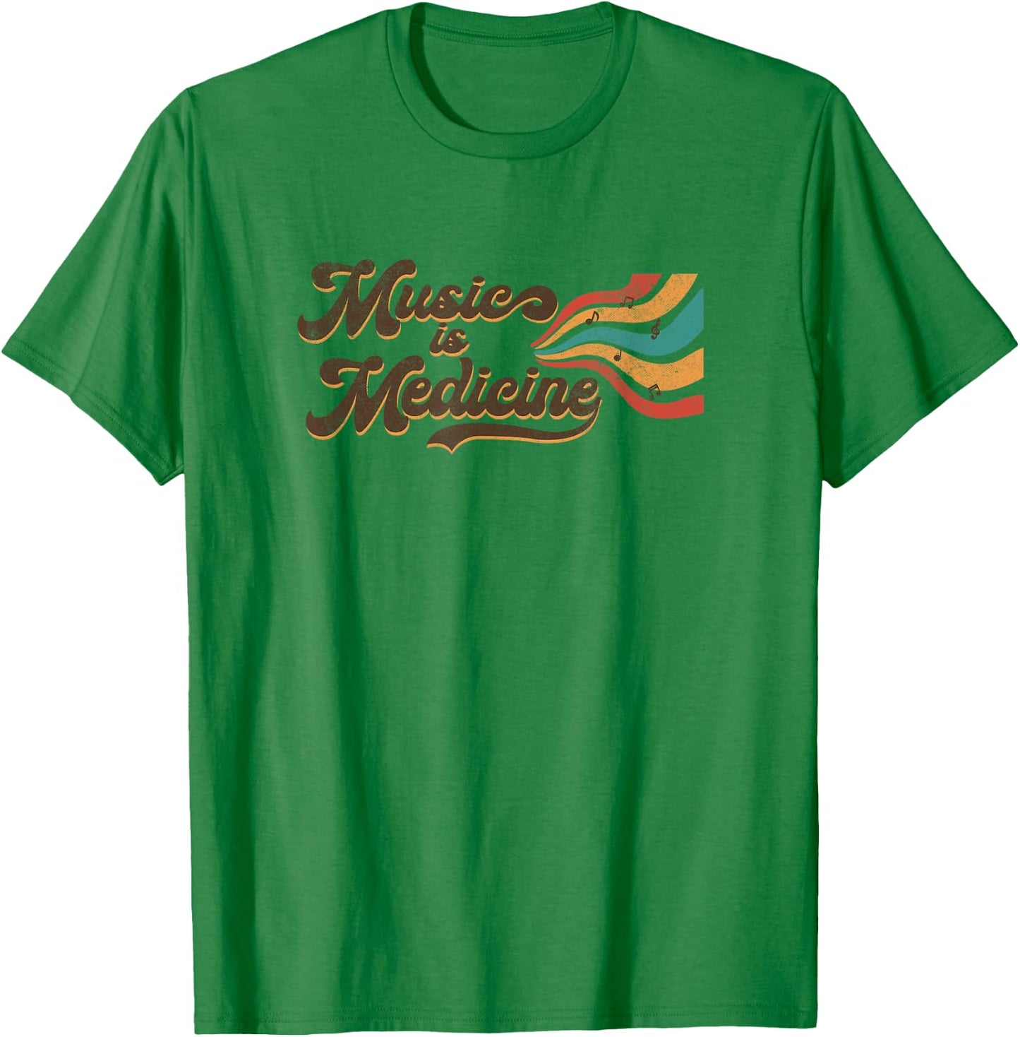 Music Is Medicines Songwriter Musician Music Lover T-Shirt - T-Shirt | Irish Green